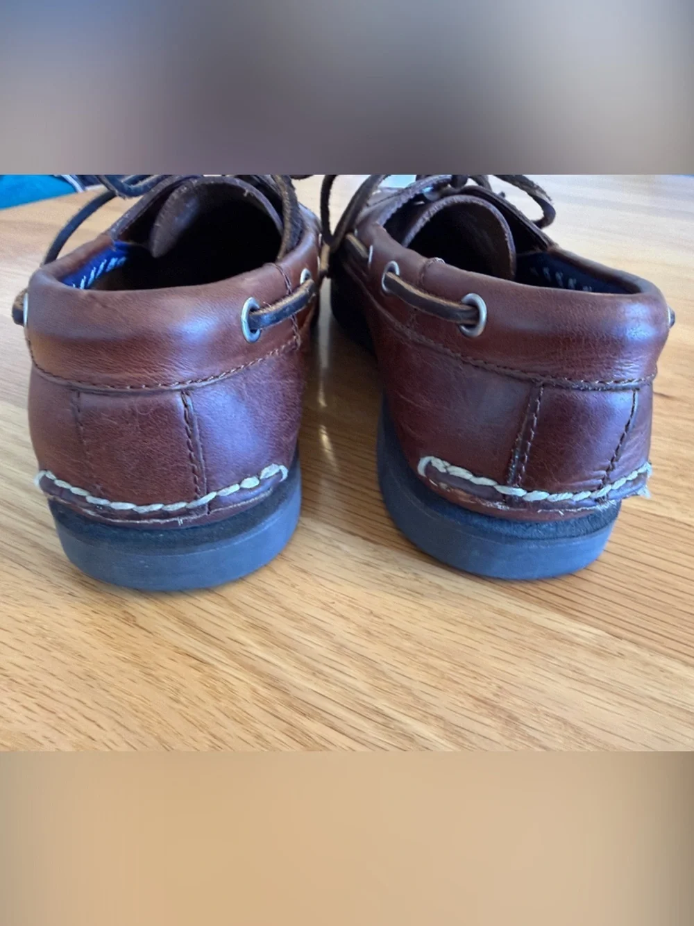 Timberland leather boat